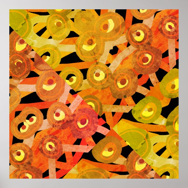 Poster Olhos Da Confusão Mundial (Frente)