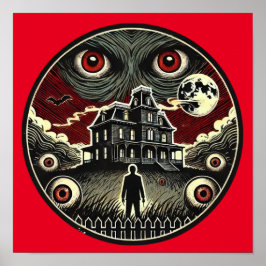 Poster Olhos da Mansão Assombrada