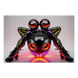 Pôster Olhos de Gato Alto