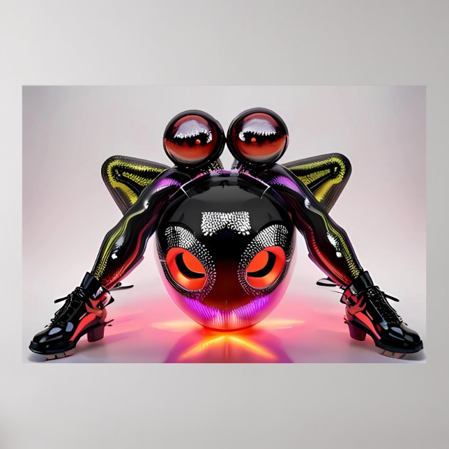 Poster Olhos de Gato Alto (Frente)