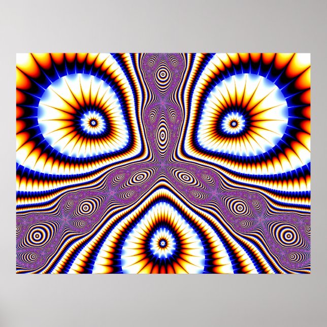 Pôster Olhos do Caos I (Frente)