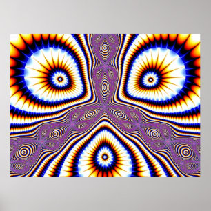 Pôster Olhos do caos mim