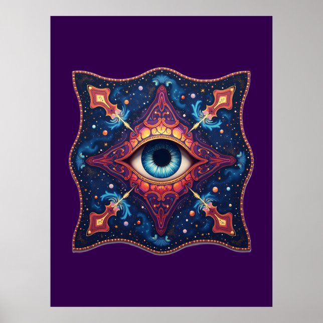 Poster Olhos do Universo (Frente)