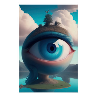 Pôster Olhos Estou Te Observando