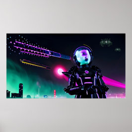 Poster Olhos nos Céus Noturnos