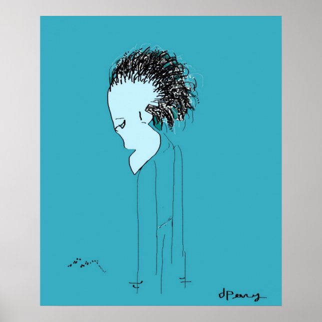 PÔSTER "OLHOS VERDES" (Frente)