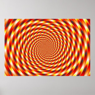 Poster Olhos Vermelhos - Fractal