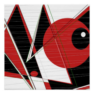 Pôster Olhos Vermelhos Observando Poster