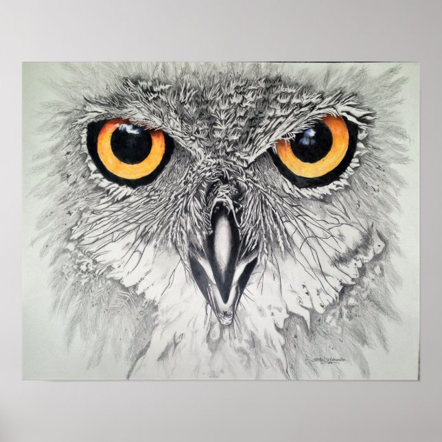 Pôster Olhos Vigiosos (Frente)