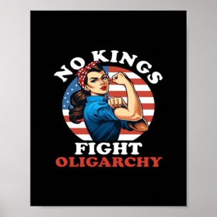Poster Oligarquia Sem Reis Clássico Retro