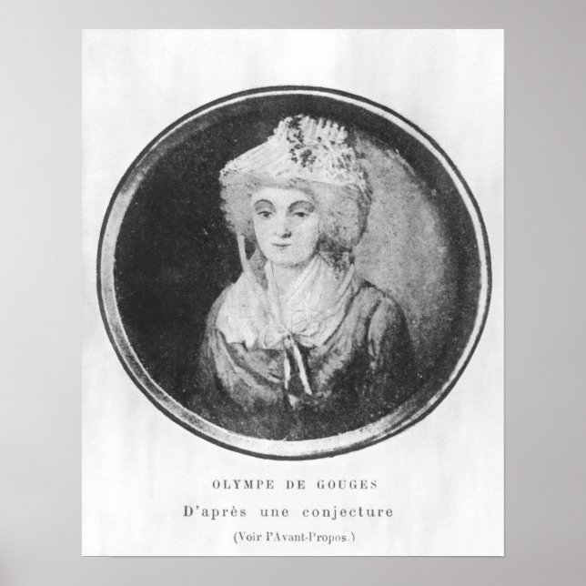 Poster Olímpia de Gouges (Frente)
