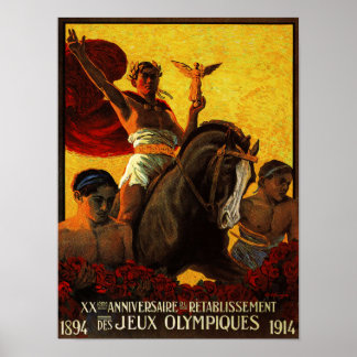 Poster Olimpíadas Jeux