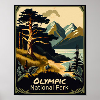 Poster Olimpiadas National Park Vintage