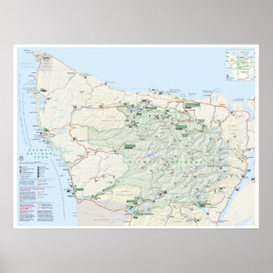 Poster olímpico do mapa