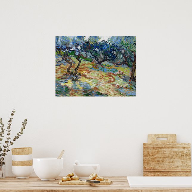 Poster Oliveiras por Vincent van Gogh (Cozinha)
