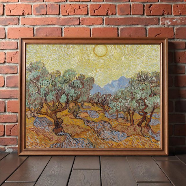 Poster Oliveiras, Vincent van Gogh (Criador carregado)