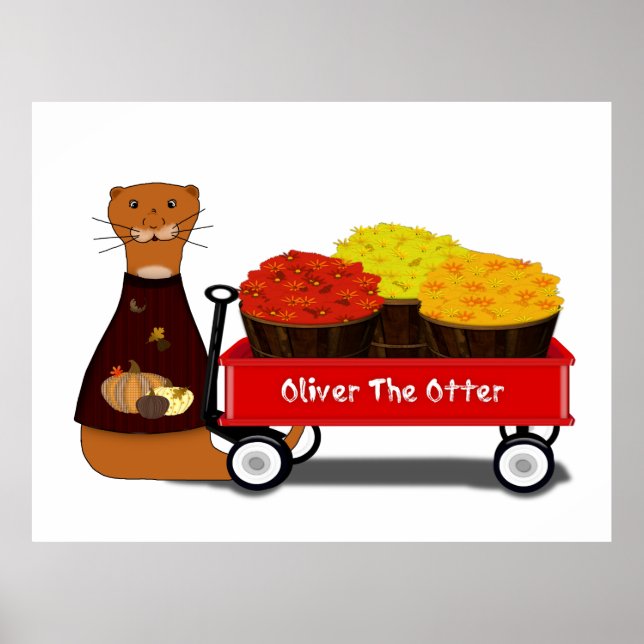 Poster Oliver A Porta Se Pronta Para O Outono (Frente)