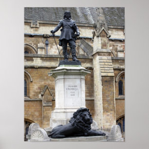 Pôster Oliver Cromwell Statue - Parlamento - Westminster