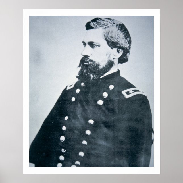 Pôster Oliver Otis Howard (foto b/w) (Frente)