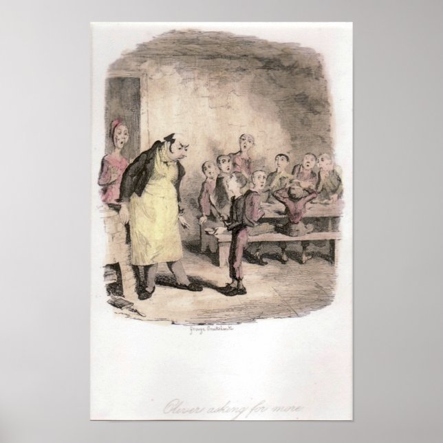 Pôster Oliver Twist mais originais (Frente)