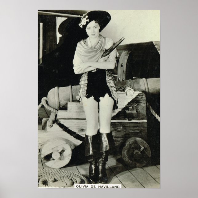 Pôster Olivia de Havilland (Frente)