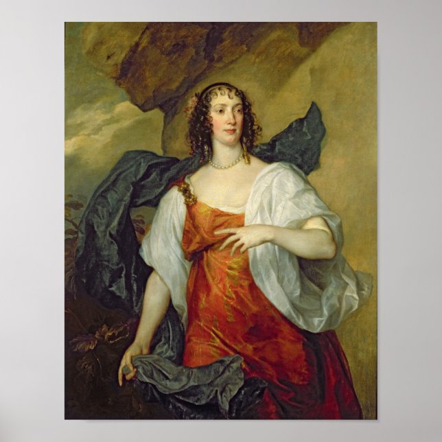 Pôster Olivia, Esposa de Endymion Porter, c.1637 (Frente)