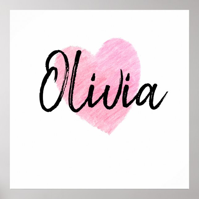 Poster Olivia Heart (Frente)