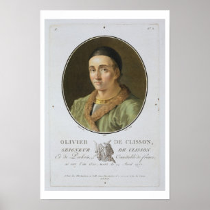 Poster Olivier de Clisson (1336-1407) 'do DES dos