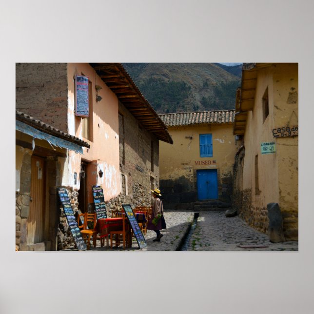 Pôster Ollantaytambo, Peru, Rua do Museu (Frente)