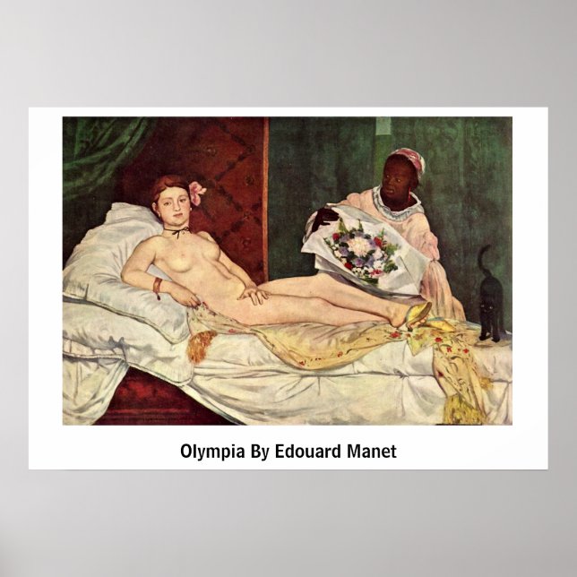 Pôster Olympia Por Edouard Manet (Frente)