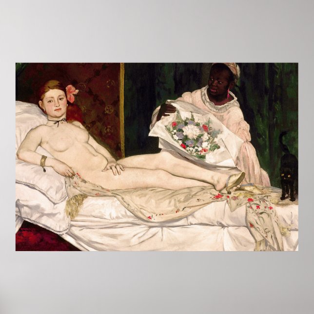 Poster Olympia por Edouard Manet (Frente)