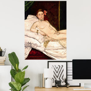 Poster Olympia por Edouard Manet