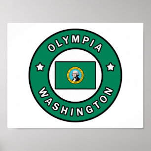 Poster Olympia Washington