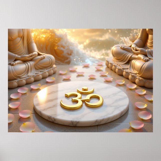 POSTER OM - AUM - BUDISMO ZEN (Frente)