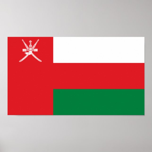 Poster Oman Flag (Frente)