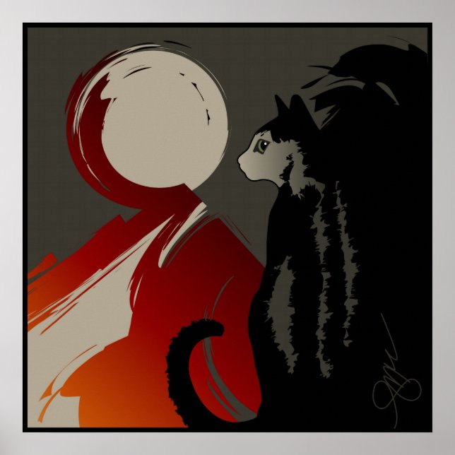 Pôster Ombre d'un Chat (Frente)