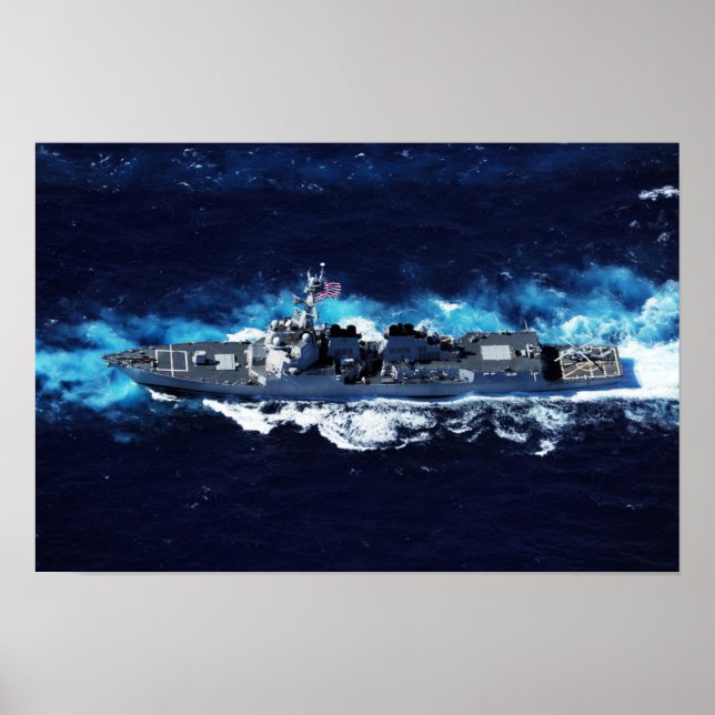 Pôster Ombro do USS (DDG 86) (Frente)