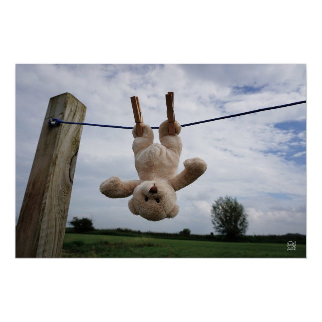 Pôster Omdenken naar positief en humor. (Frente)