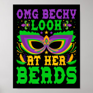 Poster Omg Becky Olhe Para Suas Contas Desfile Louisiana
