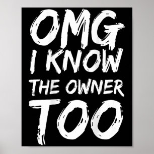 Poster Omg Conheço O Proprietário Também (Anteriormente)