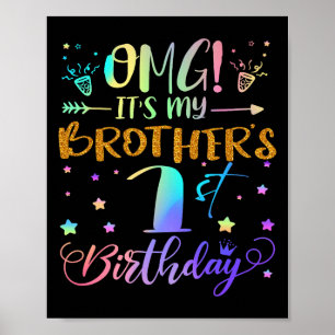 Poster Omg É O primeiro aniversario Dos Meus Irmãos, Doce