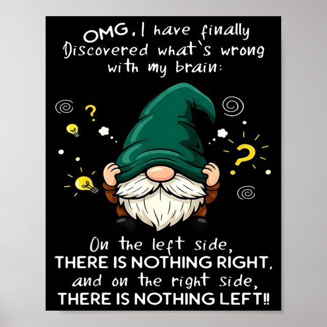 Poster Omg I Have Finally Discovered What's Wrong With My (Frente)