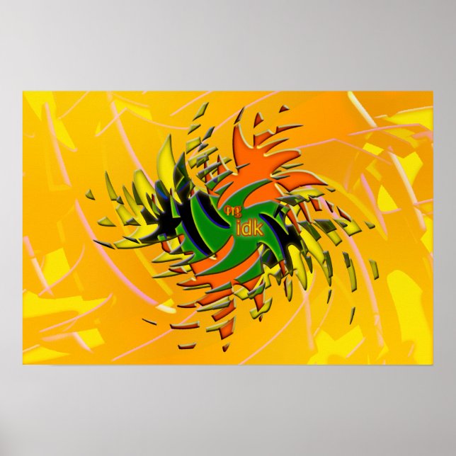 Pôster OMG, idk! (Frente)