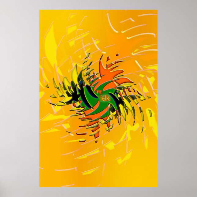 Pôster OMG, idk! (Frente)