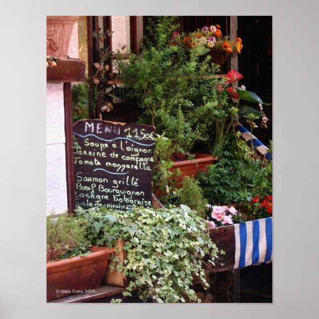 Pôster On The Menu Print (Frente)