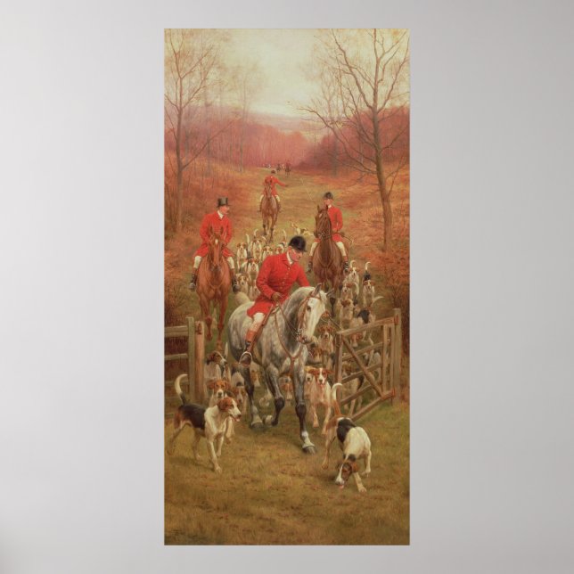 Pôster On the Scent, 1906 (Frente)