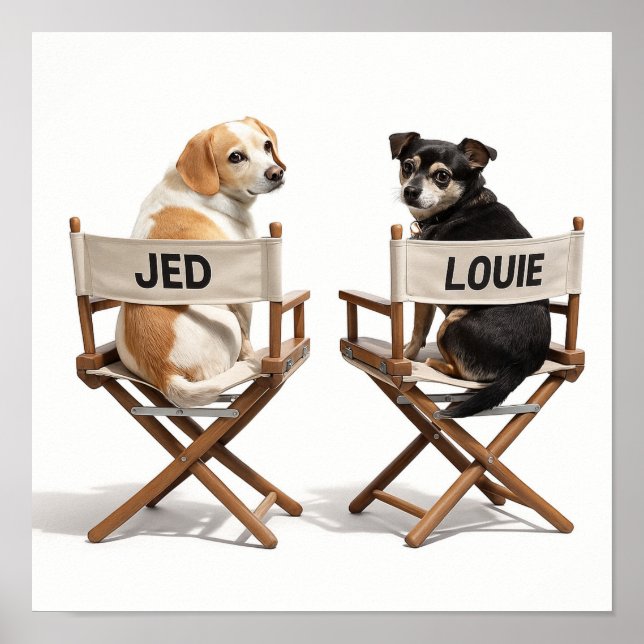 Poster "On The Set" (Frente)