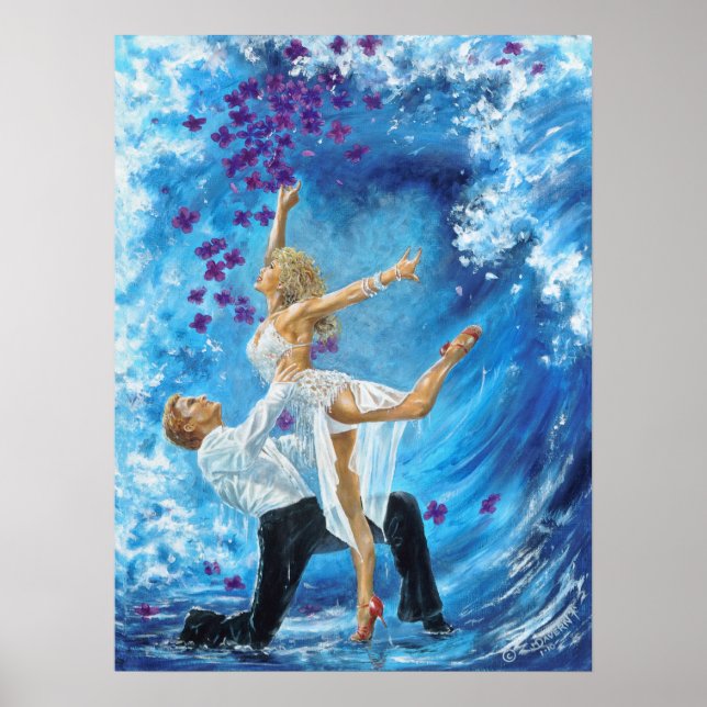 Pôster Onda Azul (Frente)