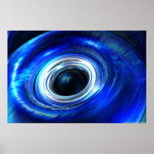 Poster Onda azul do fotão