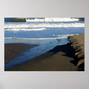 Pôster Onda da praia de Sandbridge